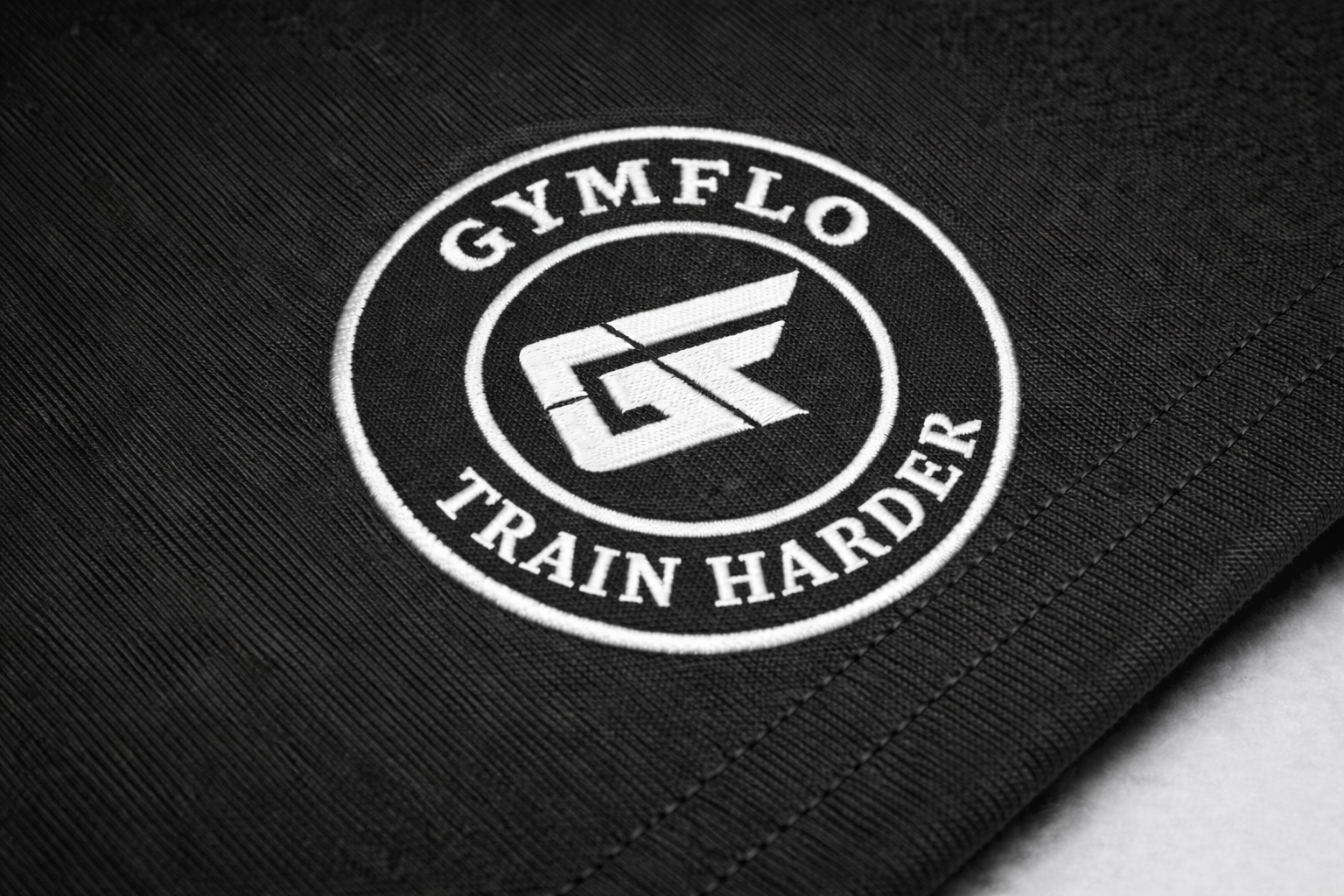 Embroidered Sweat Shorts - Athletic Cut