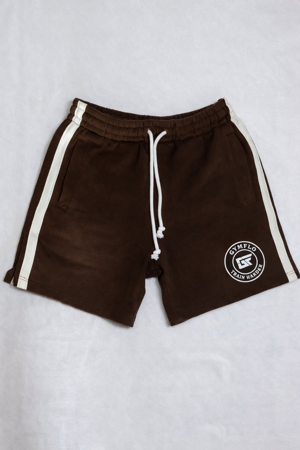 Embroidered Sweat Shorts - Athletic Cut